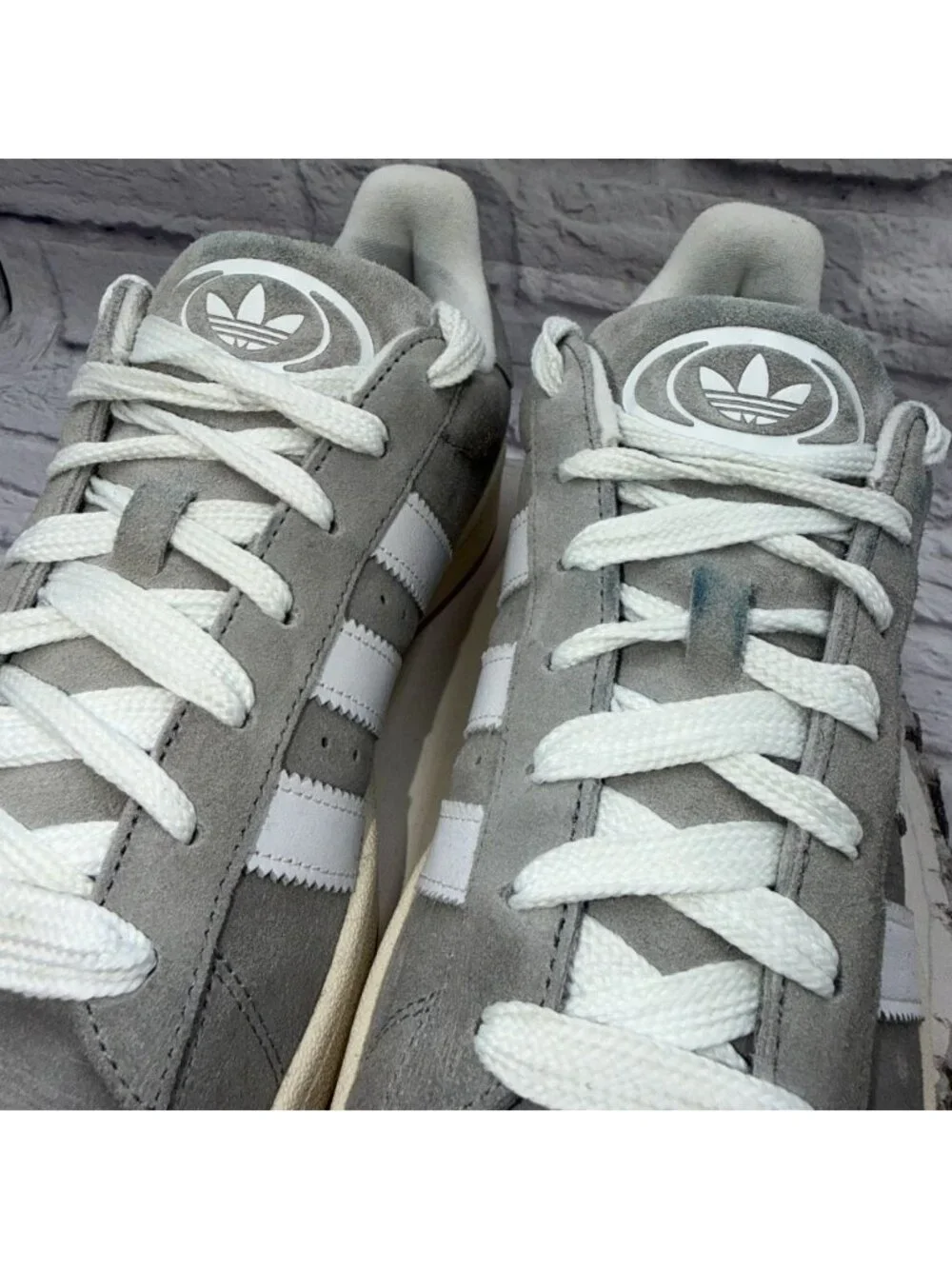 Adidas Campus 00s Grey White Suede Sneakers HQ8707 Mens Shoes Low Top Size 12